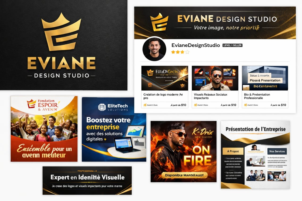 Portfolio — Identité visuelle et services digitaux